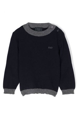 blue wool jumper FAY KIDS | FV9530W0023621GR